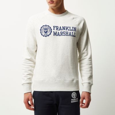 Light grey Franklin & Marshall branded jumper